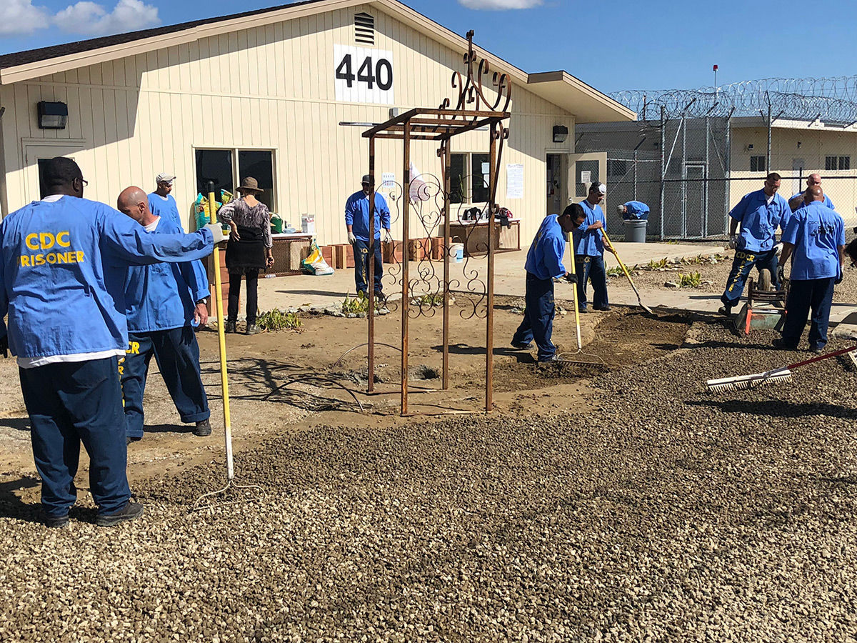 Avenal State Prison garden